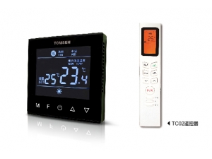 TM616VR 鋼化玻璃觸摸按鍵型中央空調溫控器